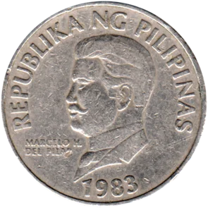 Preview 50 sentimos, 1983 obverse