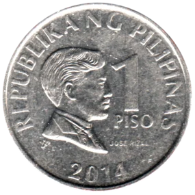 Preview 1 Peso, 2014 reverse