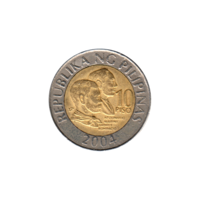 Preview 10 Pesos, 2004 reverse