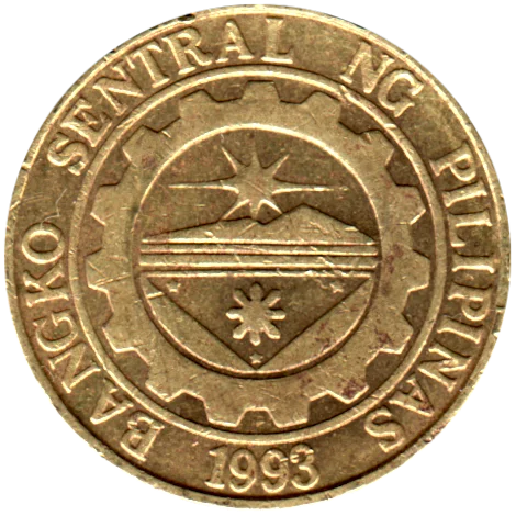 25 sentimos, 1999 Obverse