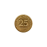 Preview 25 sentimos, 1999 reverse