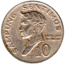 Preview 10 sentimos, 1972 reverse
