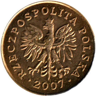 2 groszy, 2007 Obverse
