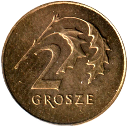 2 groszy, 2007 Reverse