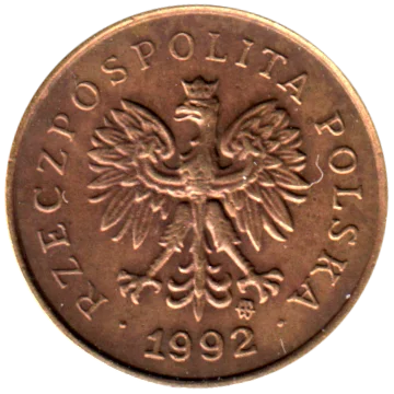 Preview 1 grosz, 1992 obverse