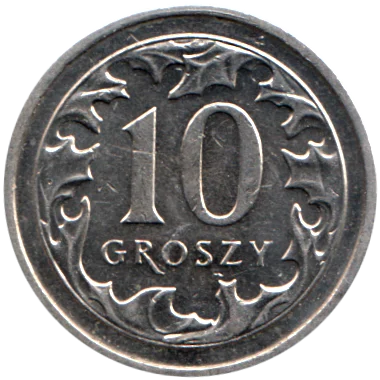 Preview 10 groszy, 2014 reverse