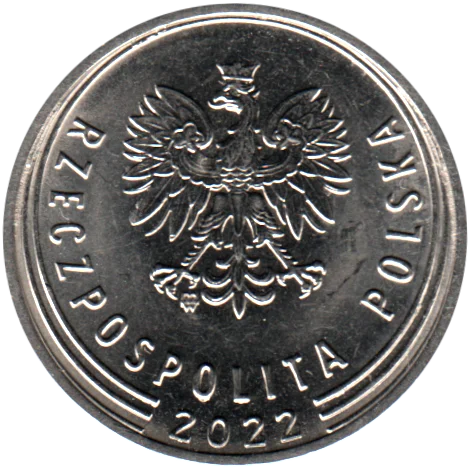 50 groszy, 2022 Obverse