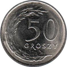 Preview 50 groszy, 2022 reverse