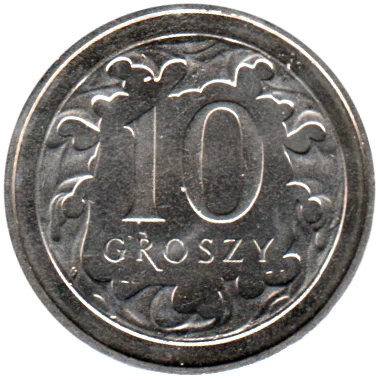 10 groszy, 2016 Reverse