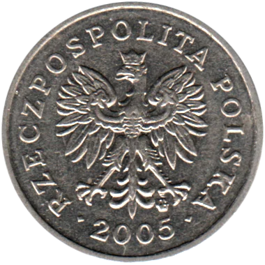 Preview 10 groszy, 2005 obverse