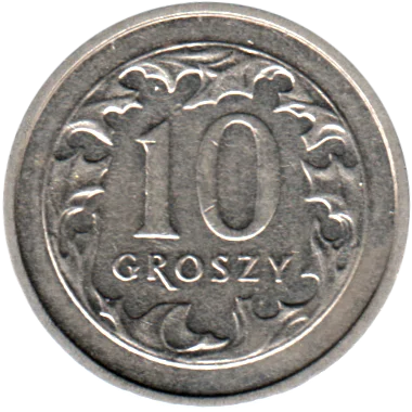 Preview 10 groszy, 2005 reverse