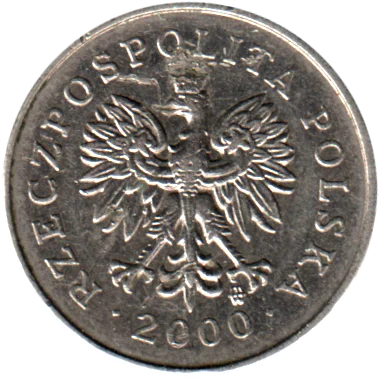 Preview 10 groszy, 2000 obverse