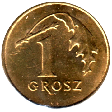1 grosz, 2011 Reverse