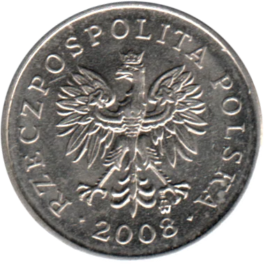 10 groszy, 2008 Obverse