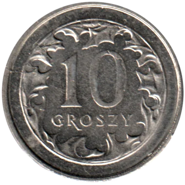 10 groszy, 2008 Reverse
