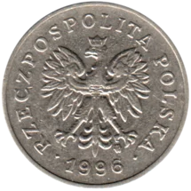 Preview 20 groszy, 1996 obverse