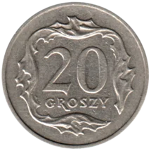 Preview 20 groszy, 1996 reverse
