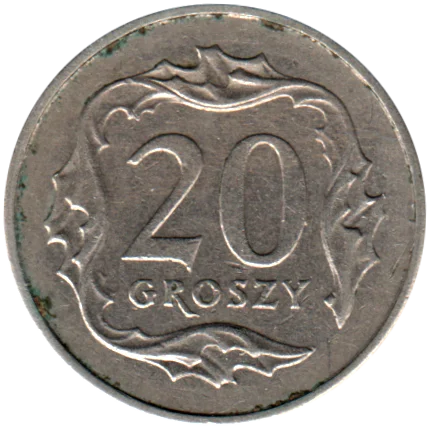 20 groszy, 1997 Reverse