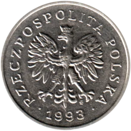 Preview 1 Złoty, 1993 obverse