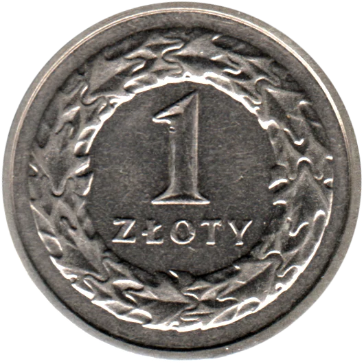 1 Złoty, 1993 Reverse