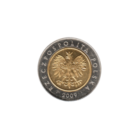 Preview 5 Złoty, 2009 obverse