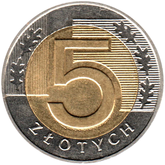 5 Złoty, 2009 Reverse