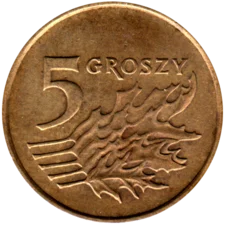 Preview 5 groszy, 1999 reverse