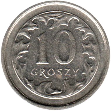 10 groszy, 1999 Reverse