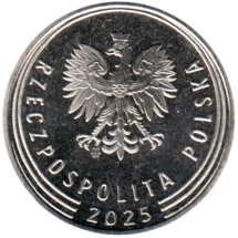 Preview 20 groszy, 2025 obverse