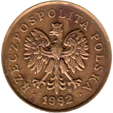 5 groszy, 1992 Obverse