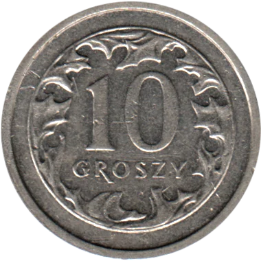 10 groszy, 2001 Reverse