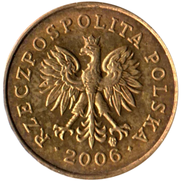 Preview 1 grosz, 2006 obverse