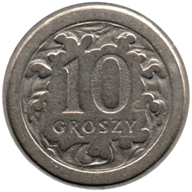 Preview 10 groszy, 1998 reverse