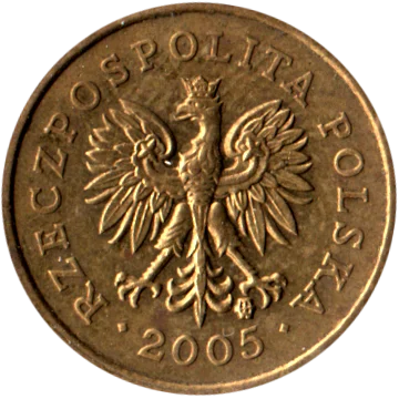 Preview 1 grosz, 2005 obverse