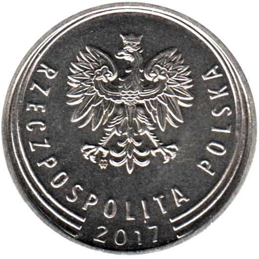 1 Złoty, 2017 Obverse