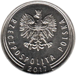 Preview 1 Złoty, 2017 obverse