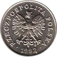 Preview 50 groszy, 1992 obverse