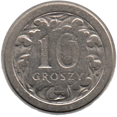 10 groszy, 1993 Reverse