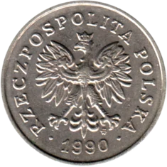 Preview 50 groszy, 1990 obverse