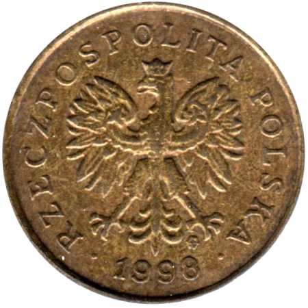 5 groszy, 1998 Obverse