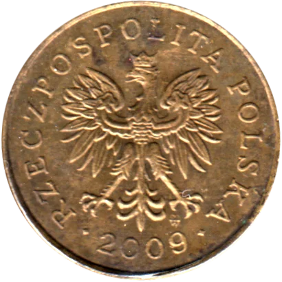 2 groszy, 2009 Obverse