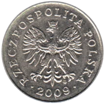 Preview 20 groszy, 2009 obverse