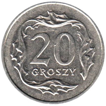 20 groszy, 2009 Reverse