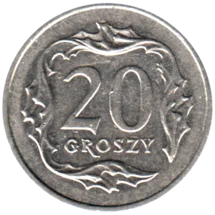 Preview 20 groszy, 2009 reverse