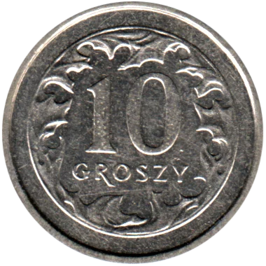 Preview 10 groszy, 2004 reverse