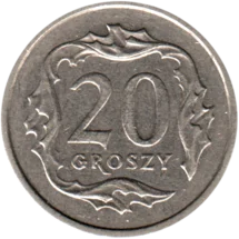 Preview 20 groszy, 2000 reverse