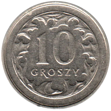 10 groszy, 2002 Reverse