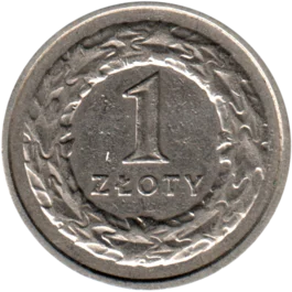 Preview 1 Złoty, 1995 reverse