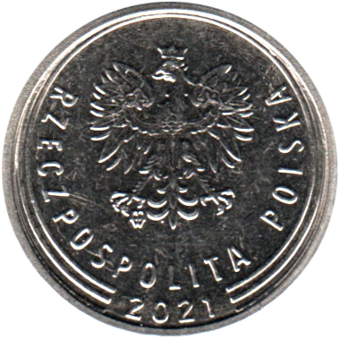 10 groszy, 2021 Obverse