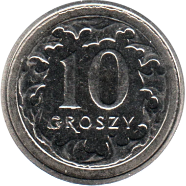 10 groszy, 2021 Reverse
